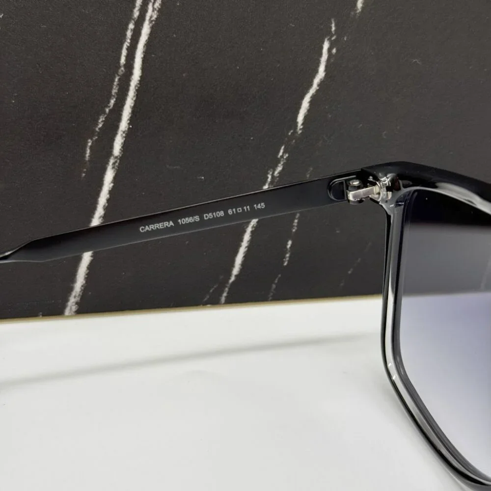 NEW CARRERA 1056/S 0D51 SUNGLASSES MEN AVIATOR BLACK EYEWEAR